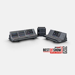 RIVAGE PM5和PM3数字混音系统，实力斩获IBC 2020 Best of Show大奖